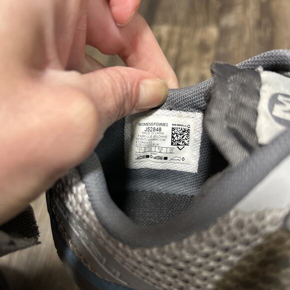 Merrell Trail Glove 5 Hiking Shoes, Non Slip Barefoot Flexible 6 Gray - Picture 6 of 7